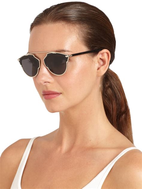 dior so real sunglasses black and gold